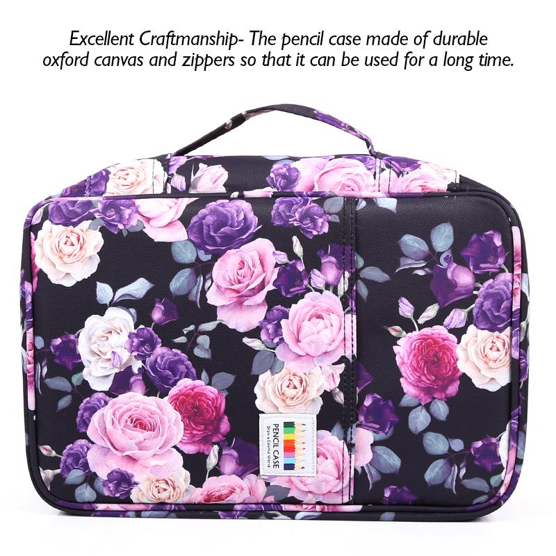 300 слотов, большая вместительная сумка-карандаш, чехол-органайзер, косметичка для цветных карандашей, акварельные маркеры, гелевые ручки, отличные подарки