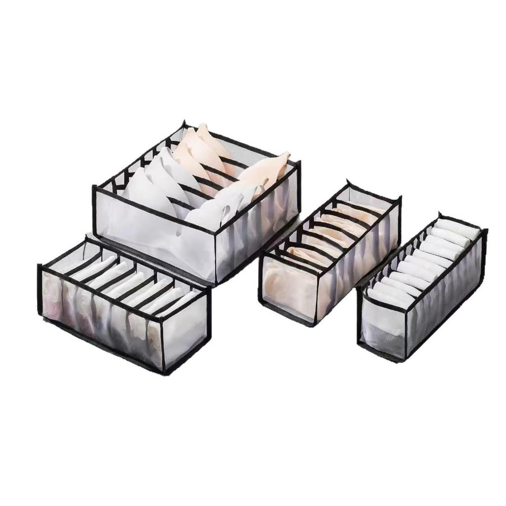 Clothing & Accessories Grid Organizer: Drawer-Type Storage for Jeans, Socks, and Underwear