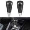 Carbon Fiber Look PU Leather Car Automatic Gear Shift Knob Fit for Toyota Camry/ Corolla/ 4Runner