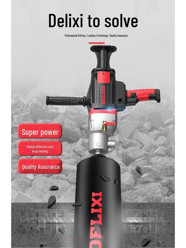 DELIXI High-Power Diamond Core Drill & Concrete Hole Opener Machine