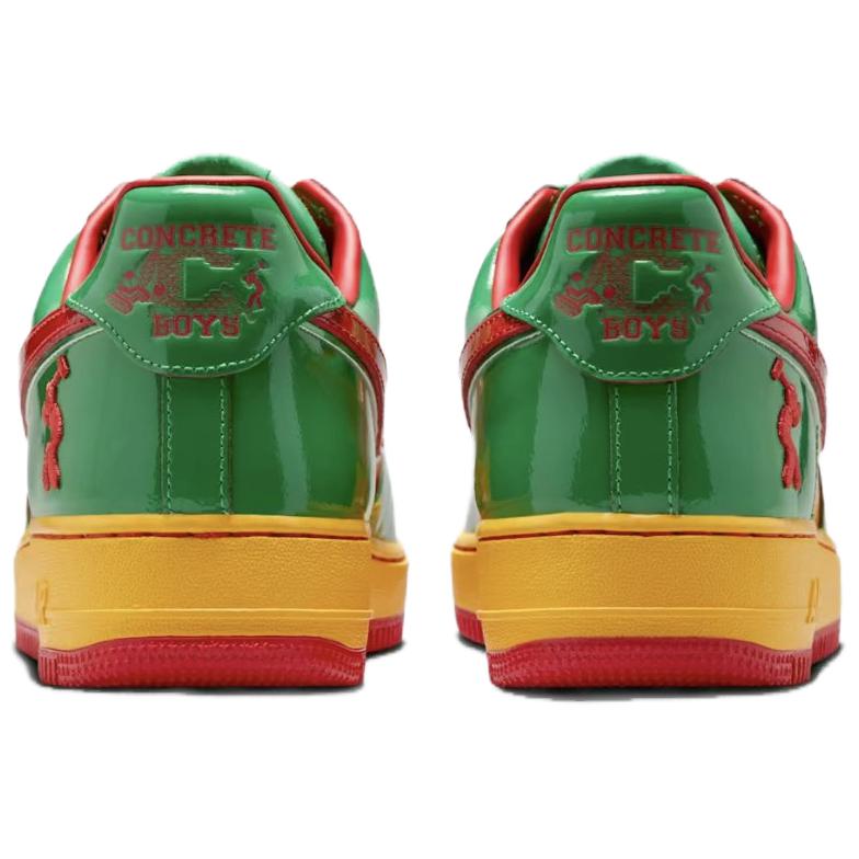 Lil Yachty X Nike Air Force 1 Low Concrete Boys - Lucky Green Unisex Sneakers Mystic-Red University-Gold IH4383-300
