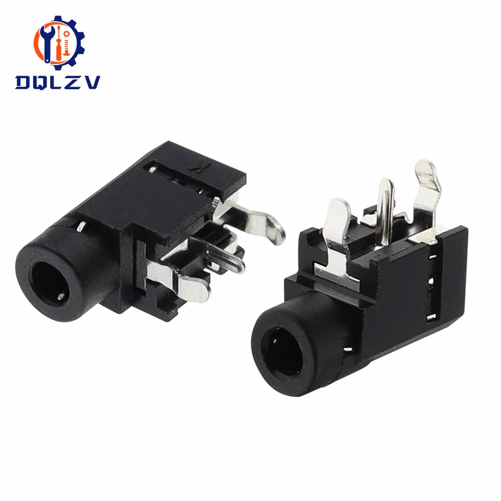 PJ-314 Mono-Dual Channel 3.5mm Headphone Socket 3.5 Audio Socket Headphone Holder Connector