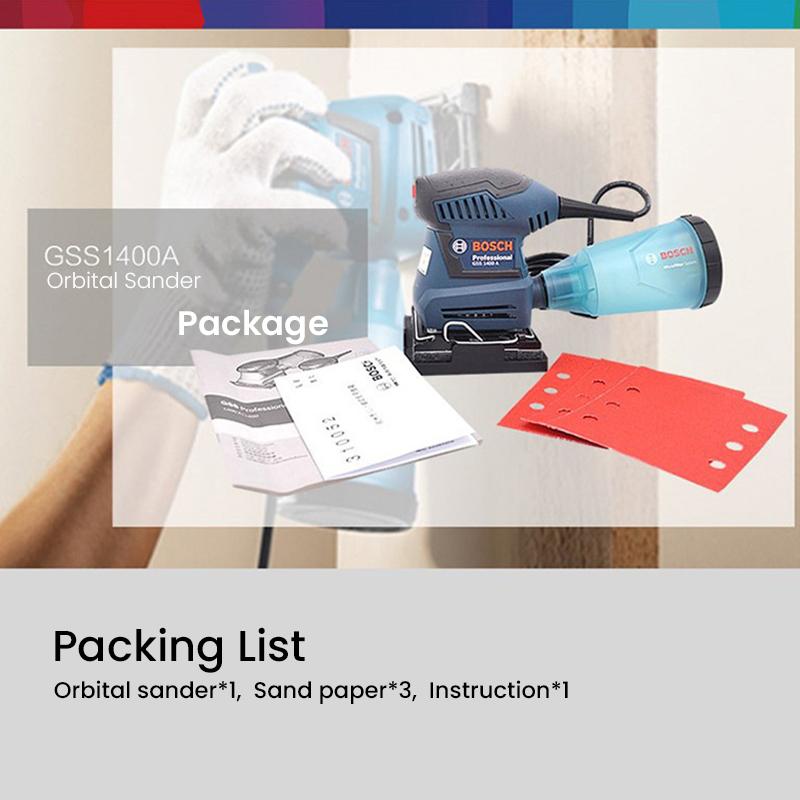 Bosch Профессиональный электрический шлифовальный станок GSS 1400A Орбитальная шлифовальная машина GSS 1400A