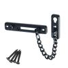 Sliding Chain Door Lock with Security Spring Anti-theft Button Heavy Child Anti-theft Front Door Chain Lock