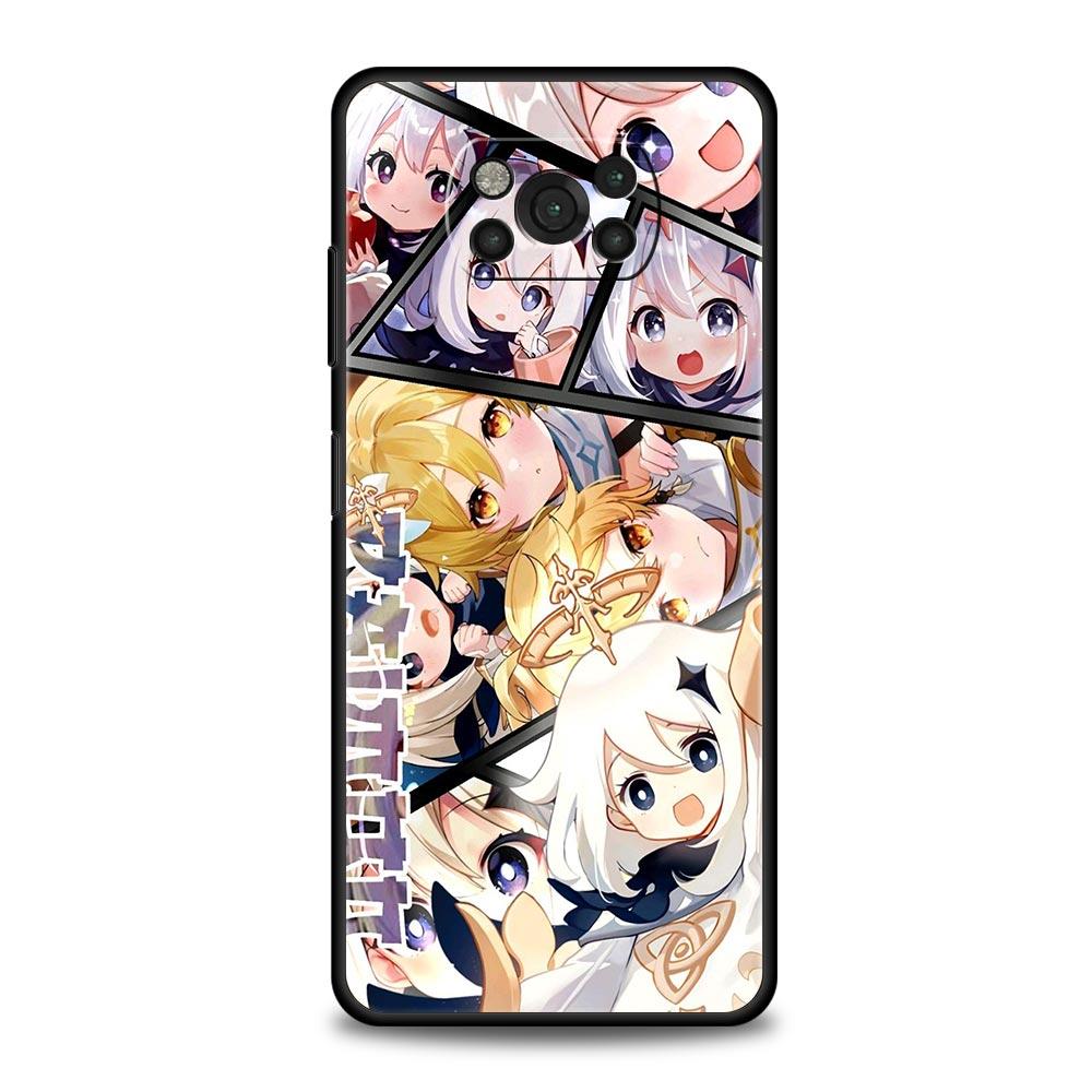 Чехол для телефона Genshin Impact Аято Странник Для Xiaomi Poco X6 X5 Pro X4 X3 NFC F5 Pro F4 F3 GT M5 M4 Pro 5G M3 C51 C50