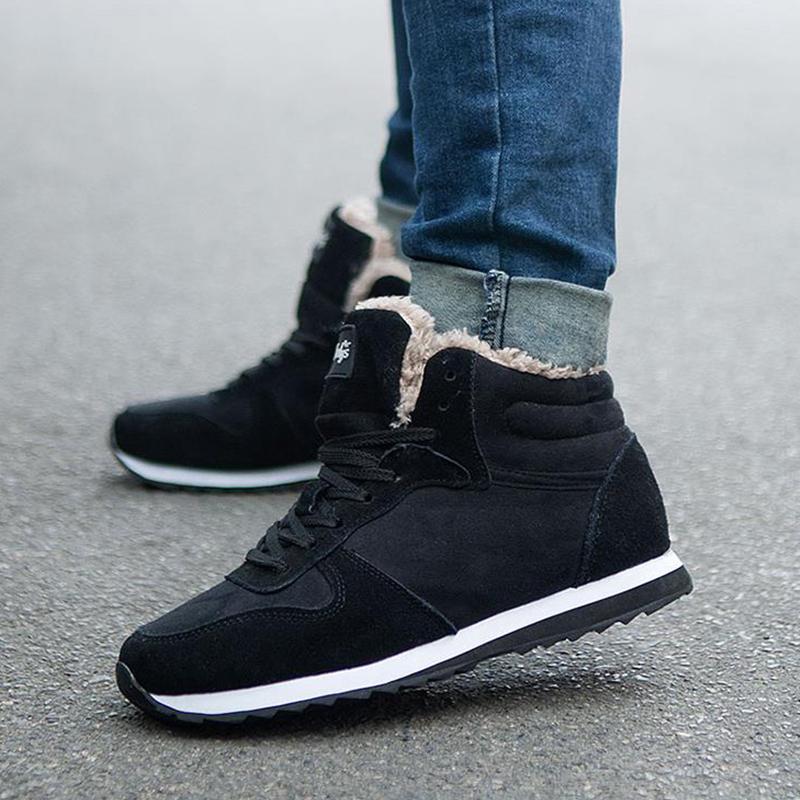 Женская зимняя повседневная обувь, сохраняющая тепло, плюшевая модная женская уличная зимняя обувь