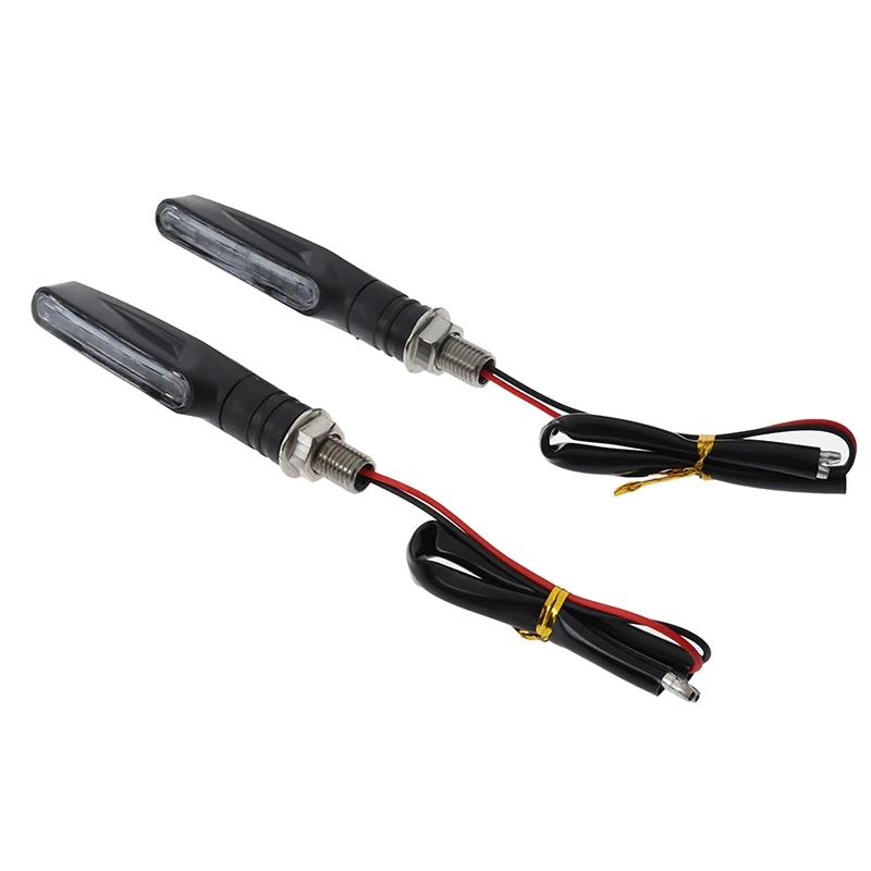 Plug&Play Motorcycle LED Blinkers - 12V Sequential Turn Signals with Auto-Cancel & Anti-Glare Design