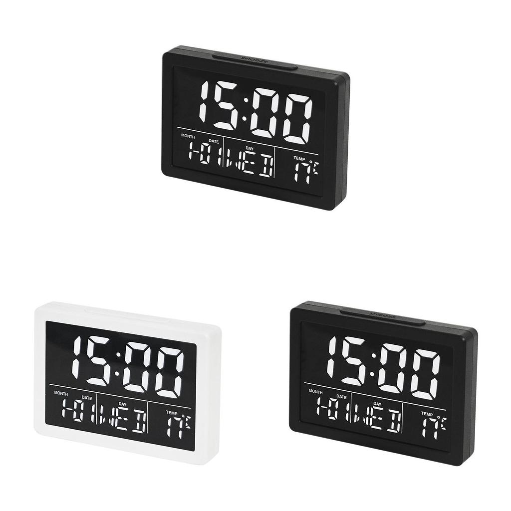 Simplistic Led Electronic Desk Clock With Large Display For Sleepers And Students