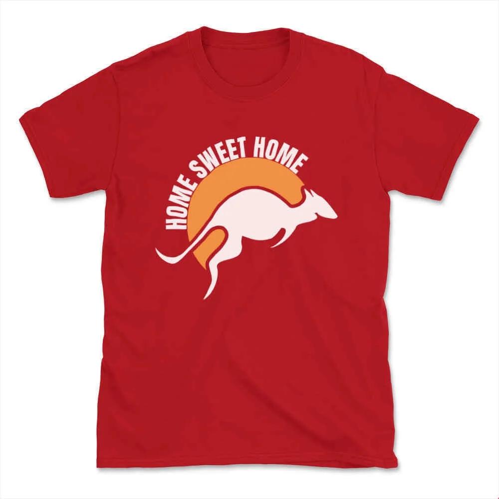 Home Sweet Home Fashion Australia Kangaroo TShirt 100 Cotton ONeck Summer Short Sleeve Casual Mens Tshirt Size S3XL