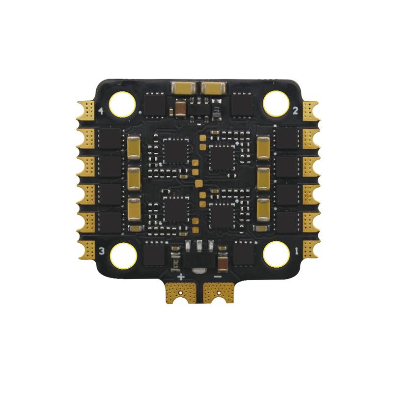 HAKRC 15A 4-в-1 ESC 2S-4S Lipo Низкошумный PWM-драйв Активное свободное вращение для продления времени полета Аксессуары для FPV Freestyle дронов
