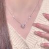 Guardian Heart Love Necklace Women's High Sense Light Luxury Niche Clavicle Necklace