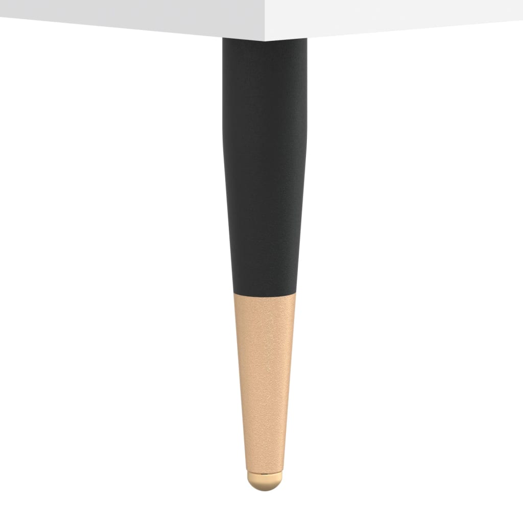 Nightstand White 40 x 35 x 50 cm Particleboard