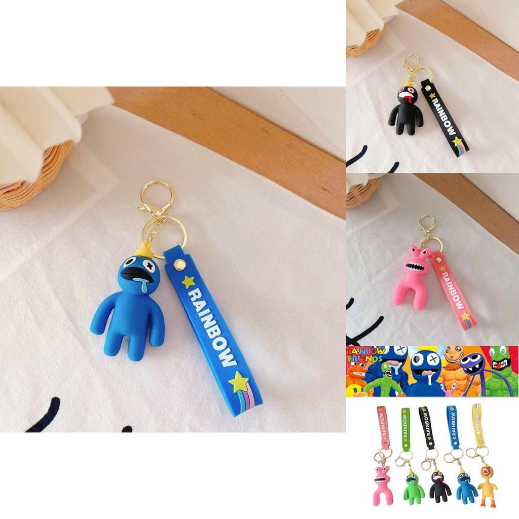 Силиконовый брелок Roblox Rainbow Friends – Подвеска на сумку Детский рождественский подарок