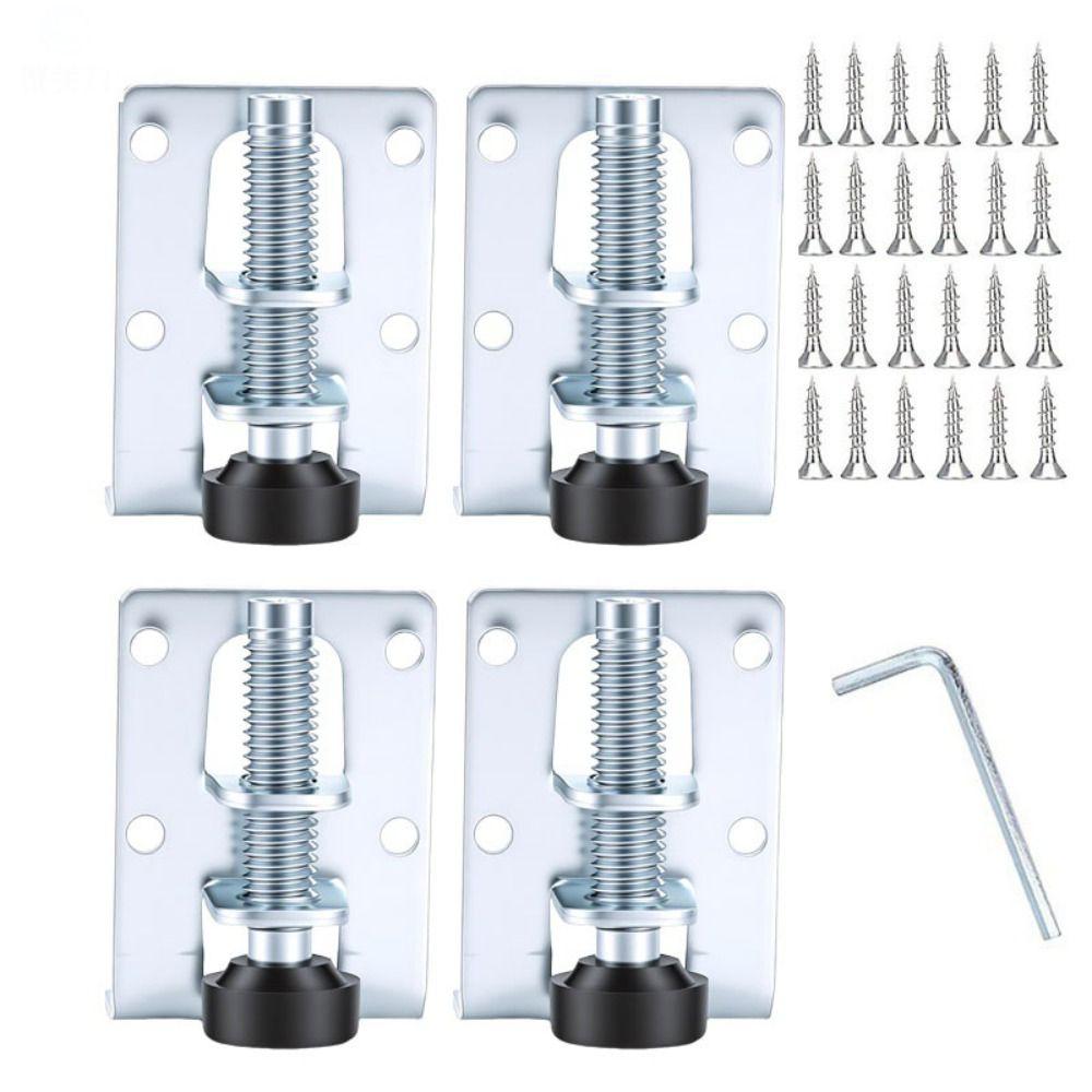 4pcs L Shape Furniture Leveler Legs Adjustable Height Chair Side Bracket Home