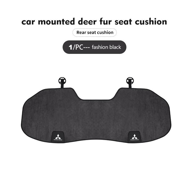 dnsh2 Car Logo Seat Cover Anti Scratch Seat Protector Cushion Auto Accessories For Mitsubishi Outlander Pajero Sport Lancer EX ASX