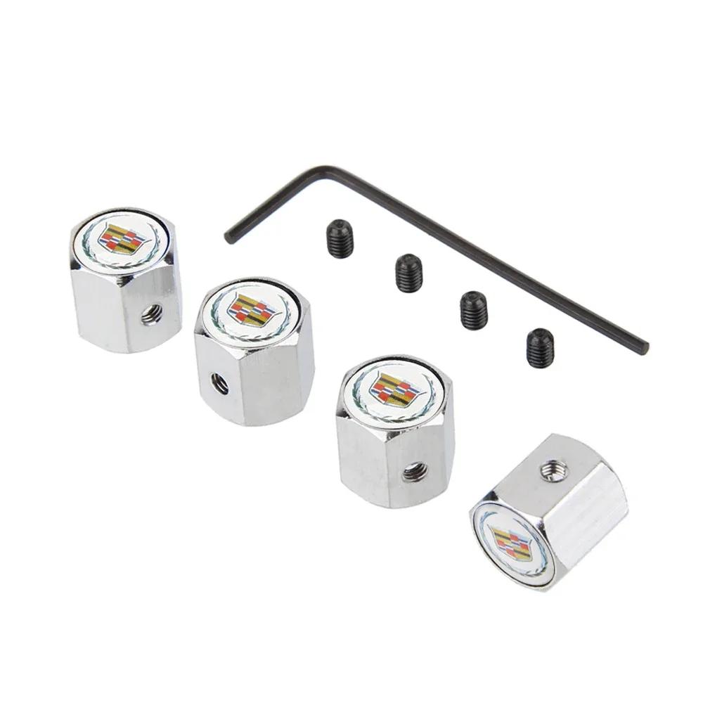 Car Wheel Rims Valve Air Cover for Cadillac Logo Seville XT4 Deville Hoodie CT4 SLR STS EXT CTS Srx Dvd Escalade CT5 Decoration zd9
