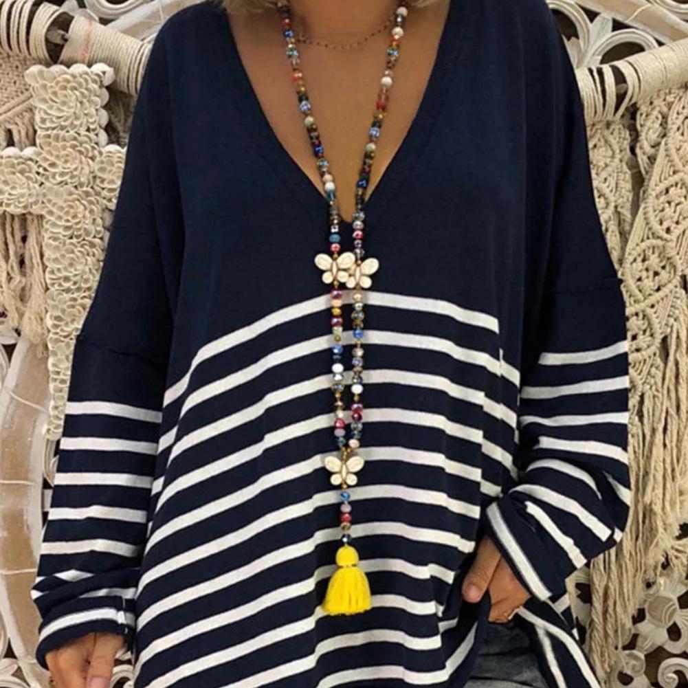 Женское ожерелье с бусами, бабочка и кисточками в стиле Бохо