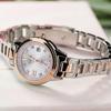 Casio SHEEN Солнечная Серия Элегантные Водонепроницаемые Солнечные Кварцевые Часы Стальной Ремешок Японские и Корейские Часы Женские Часы SHE-4522SG-4A-person