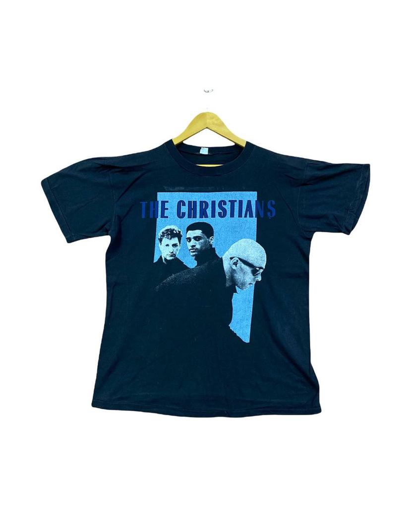 Vintage 80s 1987 THE CHRISTIANS world tour album singles british musical ensemble soul cappella pop band britpop grunge promo t-shirts