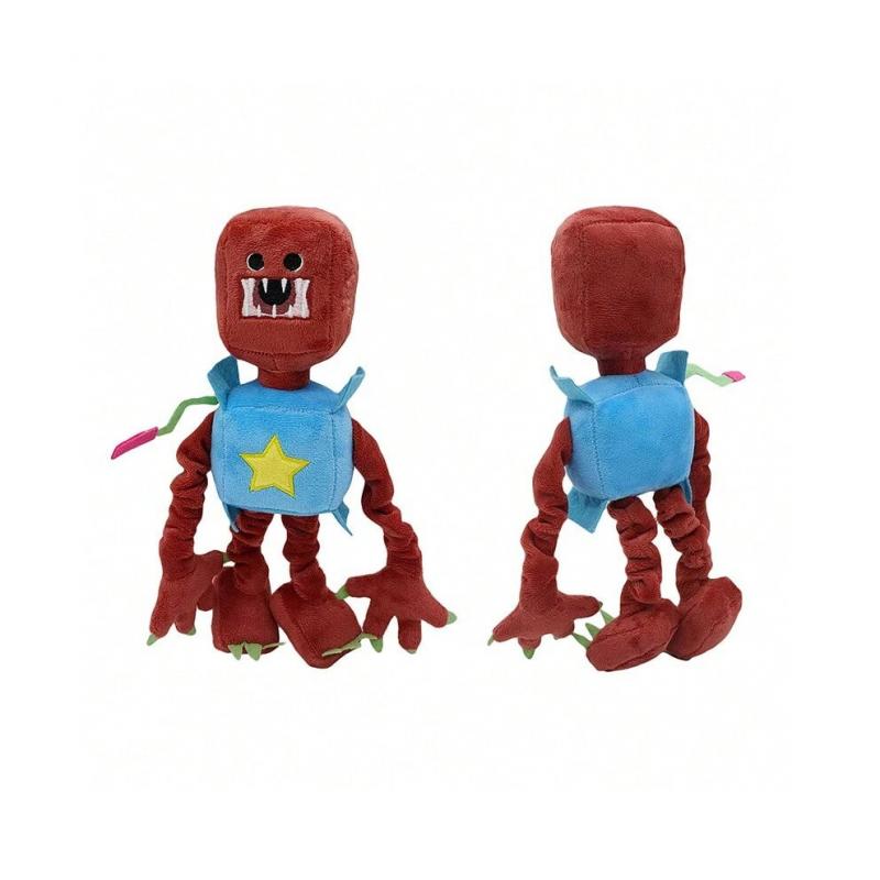 (31cm) Cartoon Boxy Boo Toy Scary Game Peripheral Dolls Red Robot Filled Plush Dolls Holiday Gift Collection Dolls