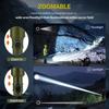 2503 Rechargeable Tactical LED Flashlight 5000 LM Super Bright Zoom Aluminum Alloy Torch Light for Camping/Hiking/Emergency Gear