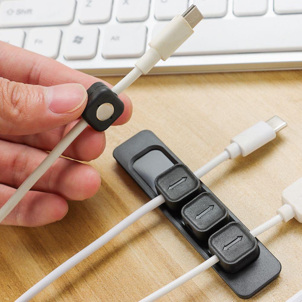 Arrangement Self-adhesive Cable Management Cable Organizer USB Cables Holder Mouse Wire Organizer