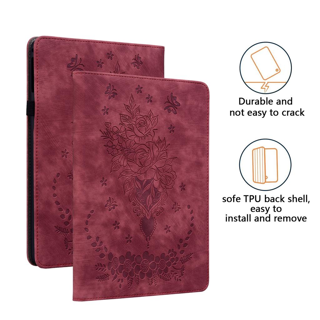 For Lenovo Tab One 8.7 K9 TB-305FU TB-X305XU 2025 Case Rose Flower Case Soft Back TPU Tablet Cover