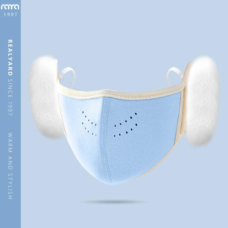 Теплая маска для защиты от холода, мягкие пушистые теплые наушники, новые флисовые чехлы для рта, зима-осень