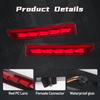 LED Bumper Reflector Lights For Mitsubishi Lancer Evo Evolution ASX Outlander Sport RVR Dynamic Turn Signal Rear Tail Brake Lamp