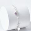 Silver925 Layered Amethyst Bracelet