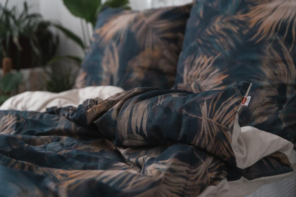 Linen bedding print (160x200+30-1,70x80+20-2)