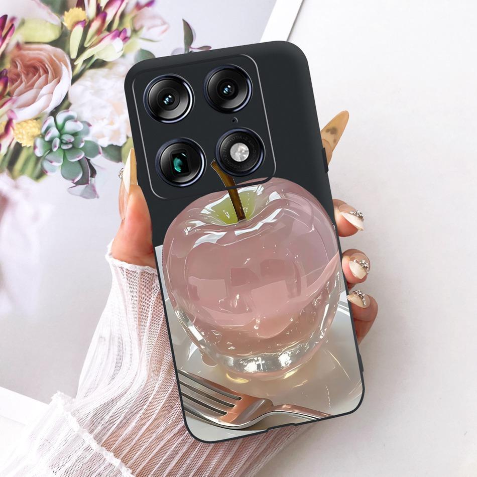 For Motorola Signature Cute Flower Butterfly Cat Painted Case For Motorola Signature XT2603-2 Black Silicone Soft Phone Cases