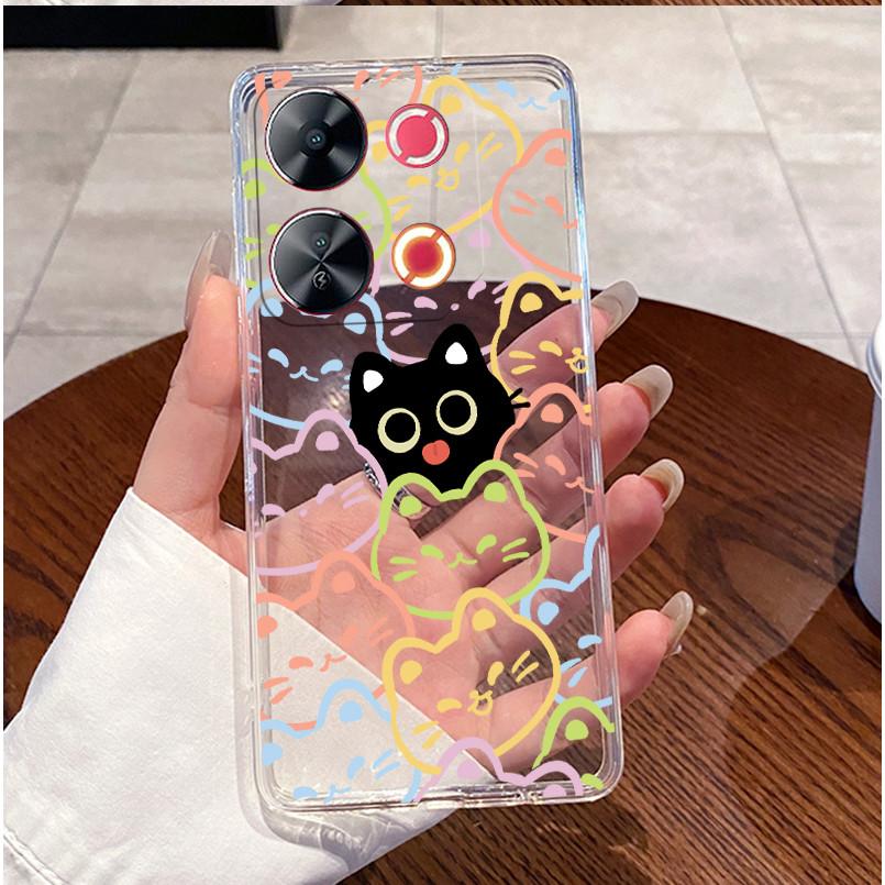 Чехол для Itel P65 P671L P 65 Корпус Роскошный Милый Сердце Любви Кролик Забавный Узор Чехол Прозрачный ТПУ Силикон Мягкий Чехол для Телефона