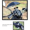 Polyester Novelty Sunshade Umbrella Bicycle Phone Holder Mini Umbrella Motorcycle Phone Holder