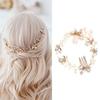Bride Hair Accessories Handmade Twist Flower Hair Comb Bride Hair Up Side Combs Hairpin Wedding Hairstyle Design