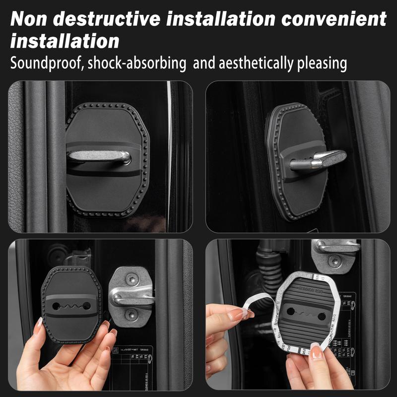 2/4Pcs Silicone Car Door Lock Cover Protective Decoration Case For BMW 2 Series Coupe F22 G42 2 Series Gran Coupe F44 F74