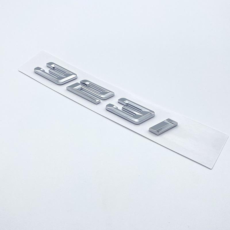 Новые цифры и буквы шрифта 316i 318i 320i 325i 328i 330i 340i GT ABS эмблема для BMW 3 серии E90 E46 F30 логотип багажника автомобиля