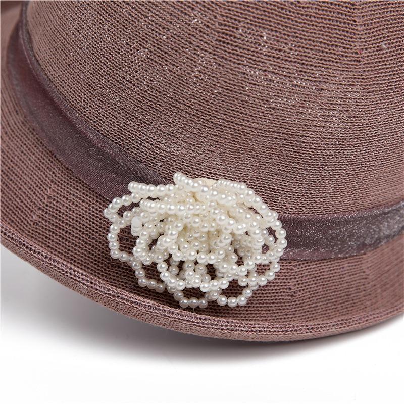 Hat Women's spring summer sunshade basin hat Thin breathable bucket hat Sunscreen sun hat