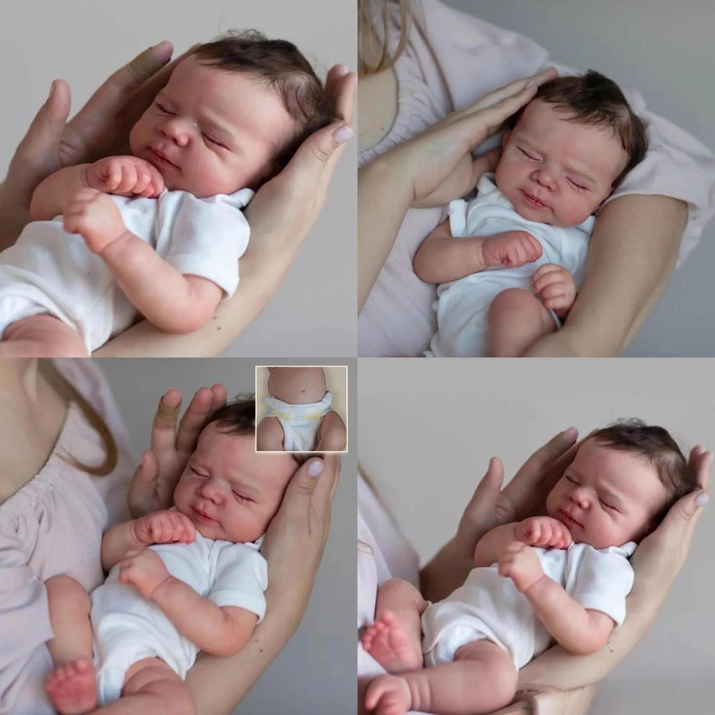 50cm Reborn Baby Doll Made Of Silicone For Gift And Collection Enthusiasts