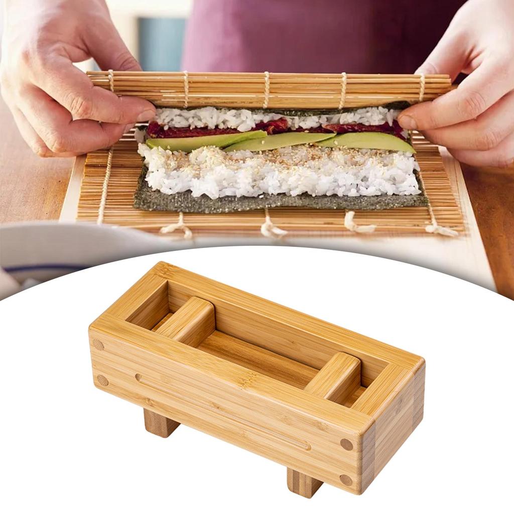 Sushi Mold Box Sushi Tool Nonstick Sushi Maker Tool Lunch Bento DIY Rice Roller Mold for Kitchen Camping Party Home Lovers Gifts