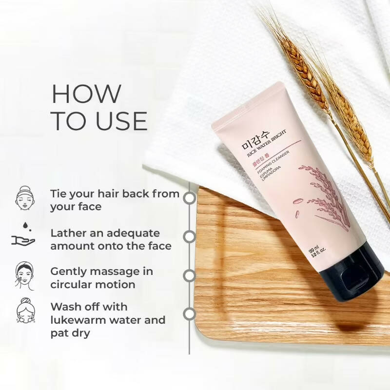 The Face Shop Rice Water Bright Cleansing Foam 300ml