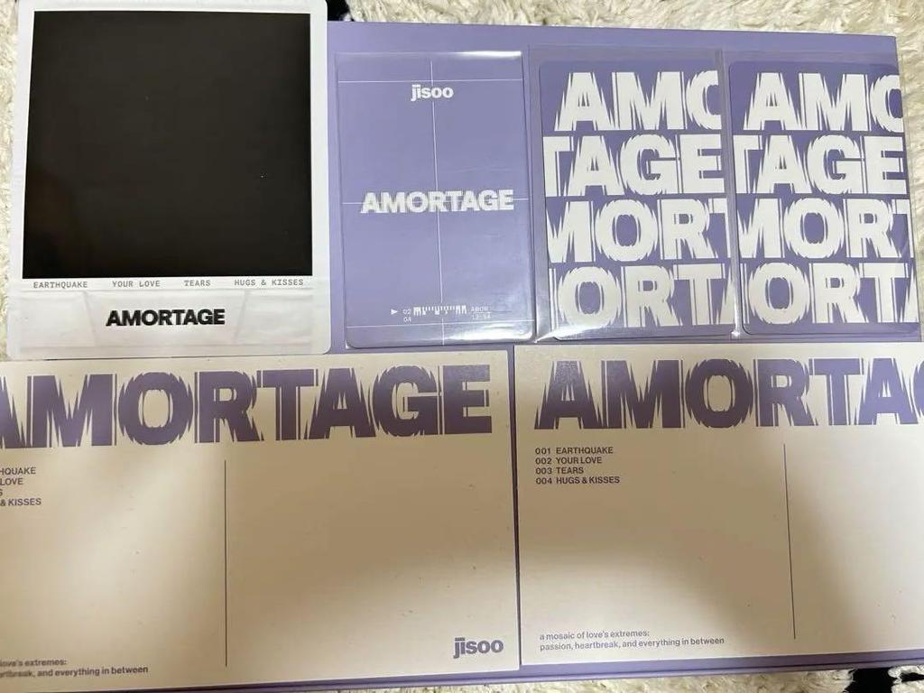 [USED] JISOO AMORTAGE Trading Cassette Set