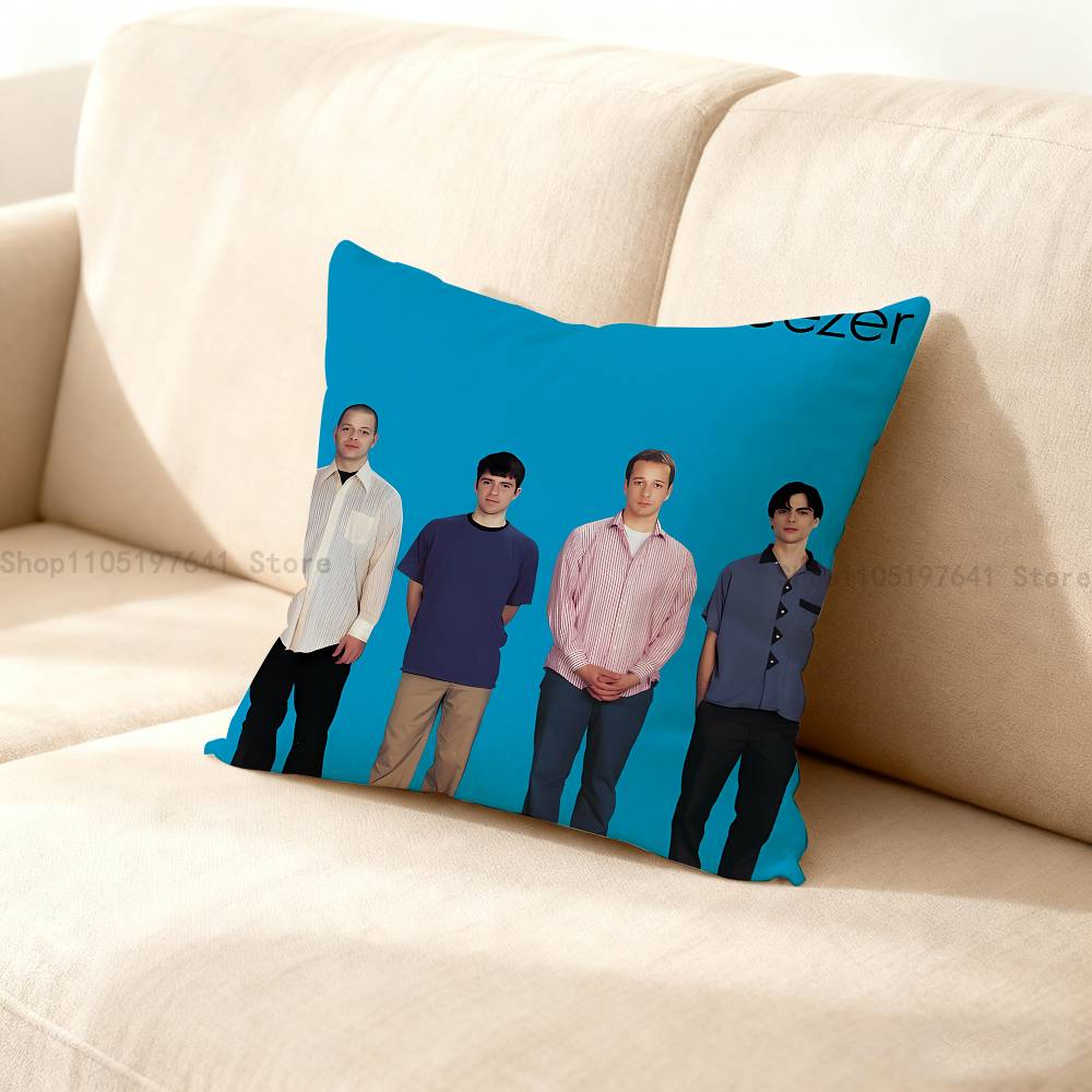 Rock Band W-Weezer Наволочка для декора дивана, автомобиля, офиса, комнаты, Наволочка с принтом, Декорации и Защита