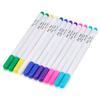 Water Erasable Pens Disappearing Vanishing Erasable Ink Fabric Marker Pen, 12-PACK 7-COLOR Wate