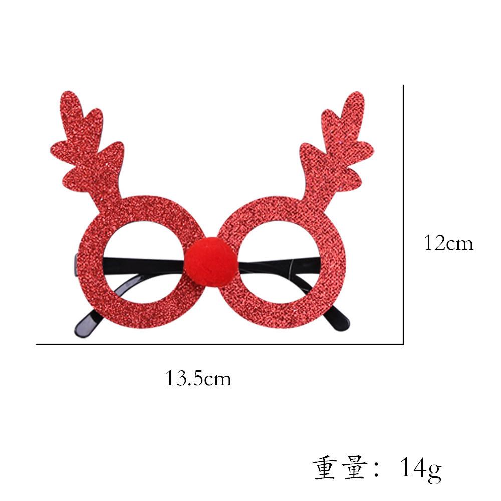 Vibrant Christmas Party Glasses For Children With Playful Reindeer Antlers And Festive Snowman Themes