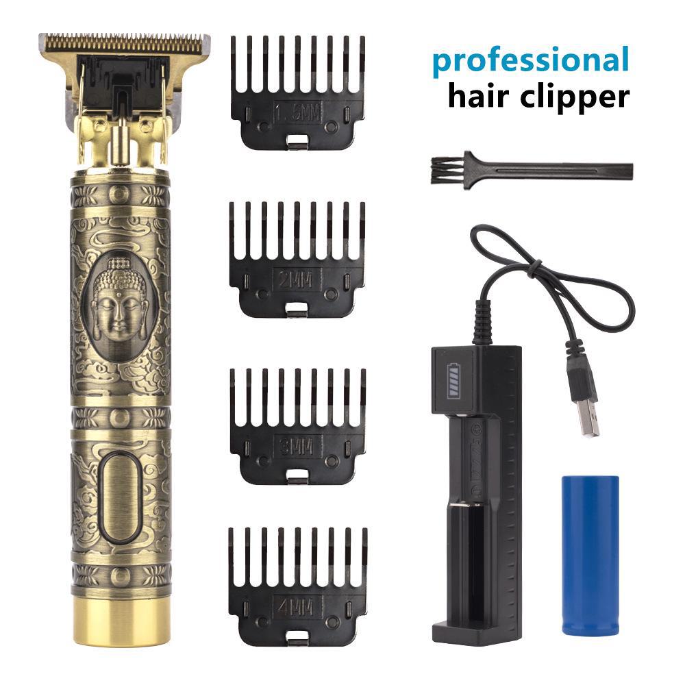 Электрическая машинка для стрижки волос T9 и бритва для лысой головы для подравнивания и карвинга