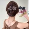 2023 New Retro Hairpins Trendy Flower Hairpins Female Ponytail Hair Claw Hair Clasp 2023 Hair Accessories Women Hairgrip Headwear
