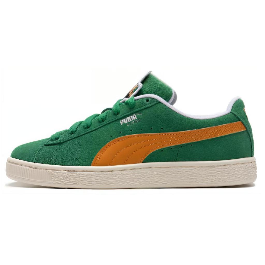 Puma Suede Patch Archive Green Unisex Sneakers Frosted-Ivory 395388-01