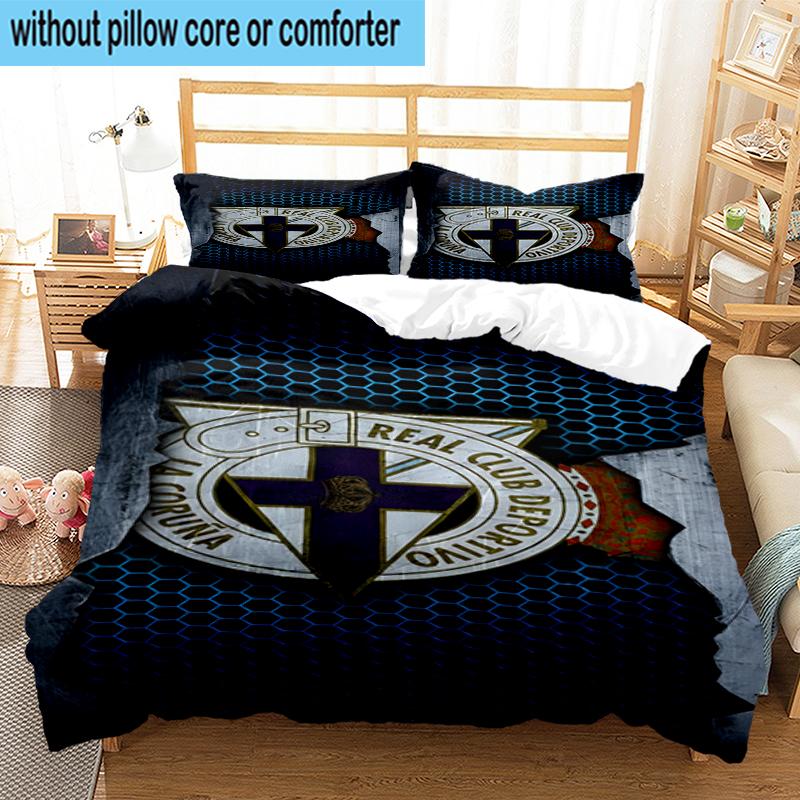 3PCS Deportivo Football Bedding Set,Including 1pc Duvet Cover And 2pcs Pillowcases Perfect for Bedroom, Dormitory, Fan Christmas gift