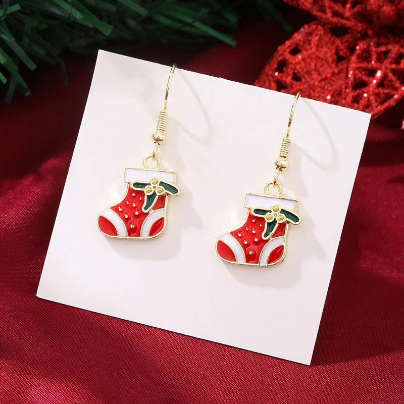 1 Pair of Ladies' Christmas Earrings, Christmas Gift for Everyday Wear, Christmas-themed Jewellery, Ladies' Accessories